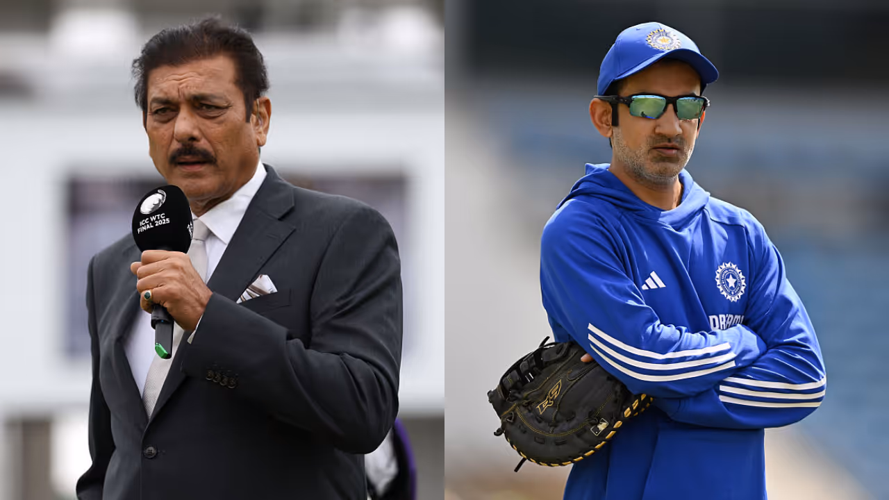 Ravi Shastri and Gautam Gambhir