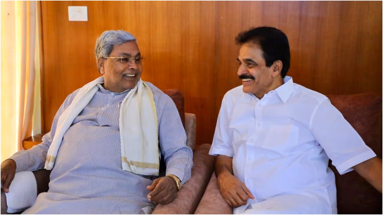 Siddaramaiah and KC Venugopal Secret Lunch Meeting