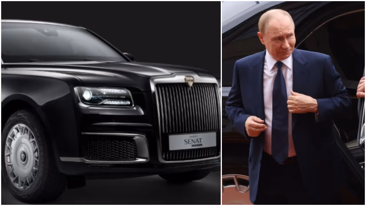 Putins Armored Aurus Senat Limousine car