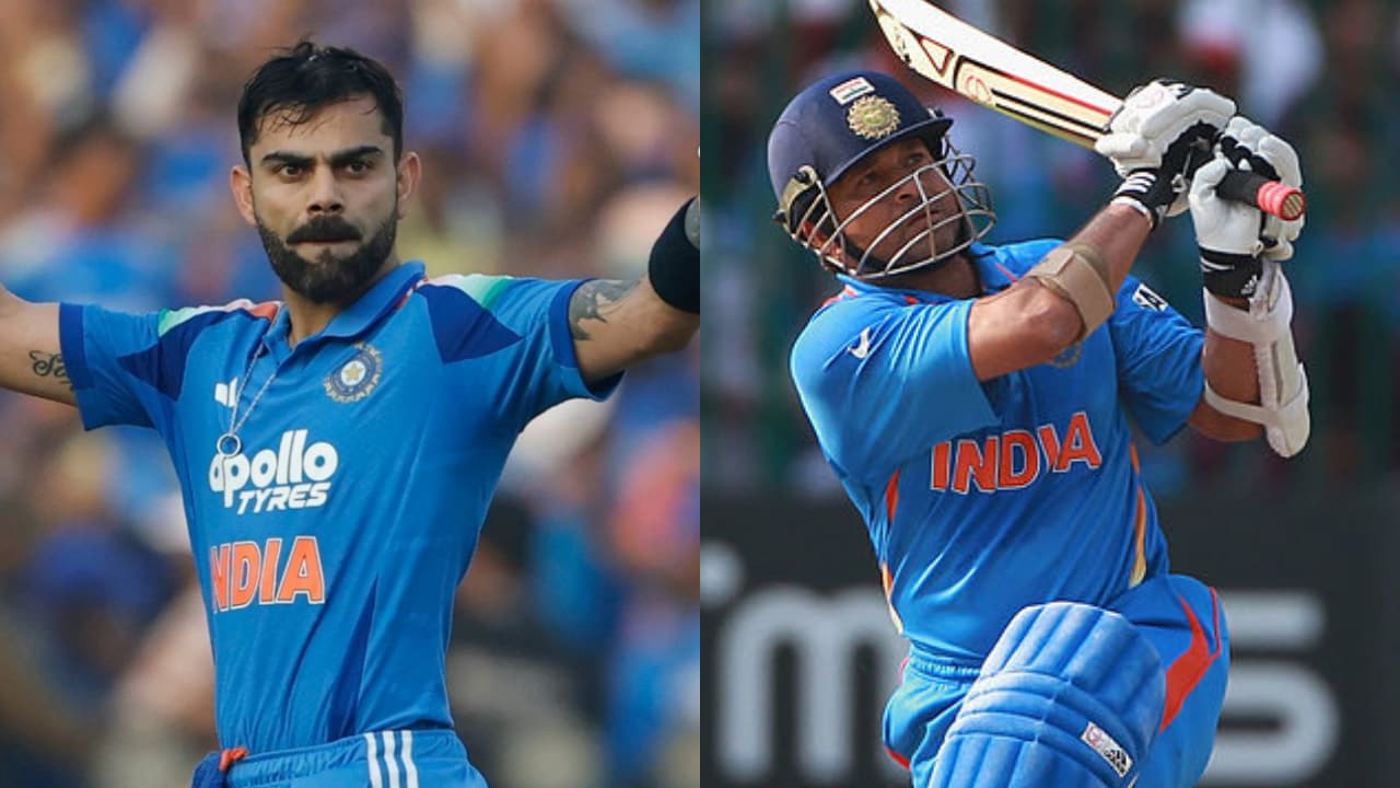 Virar Kohli and Sachin Tendulkar Virar Kohli and Sachin Tendulkar