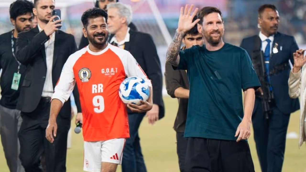Lionel Messi Revanth Reddy Lionel Messi Revanth Reddy