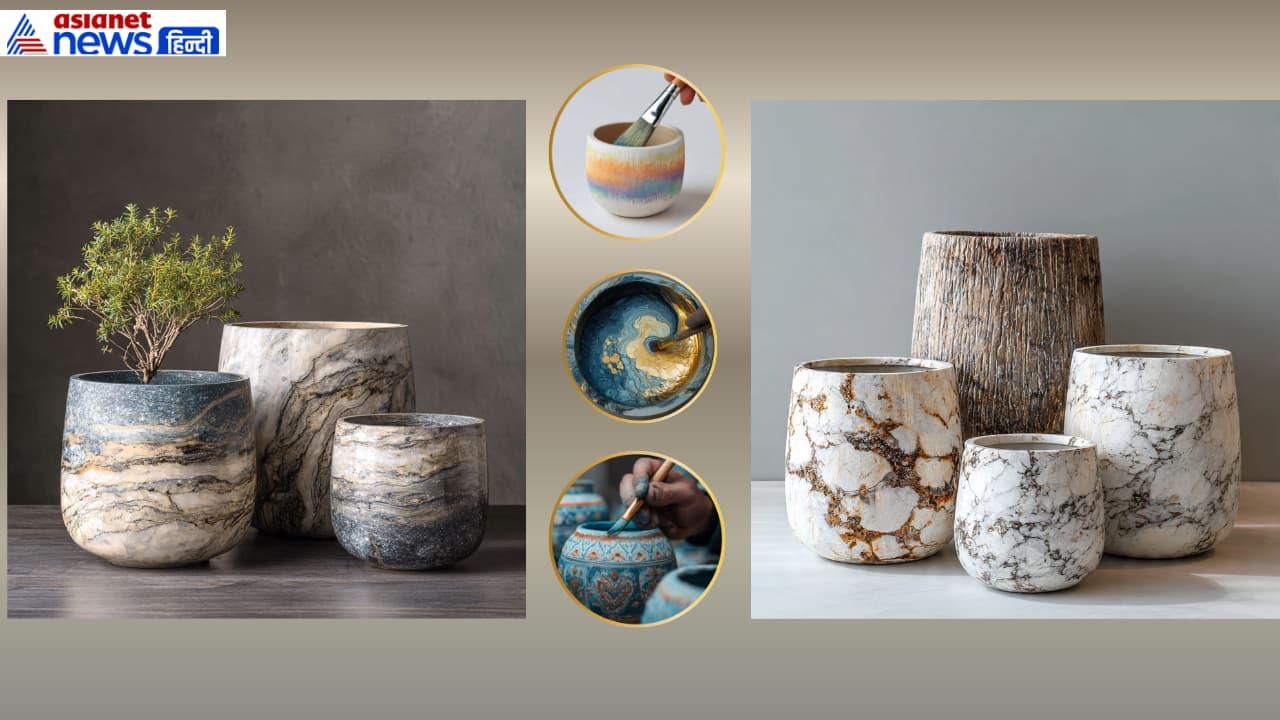 DIY Marble Planters: Transform Old Pots with Style DIY Marble Planters: Transform Old Pots with Style