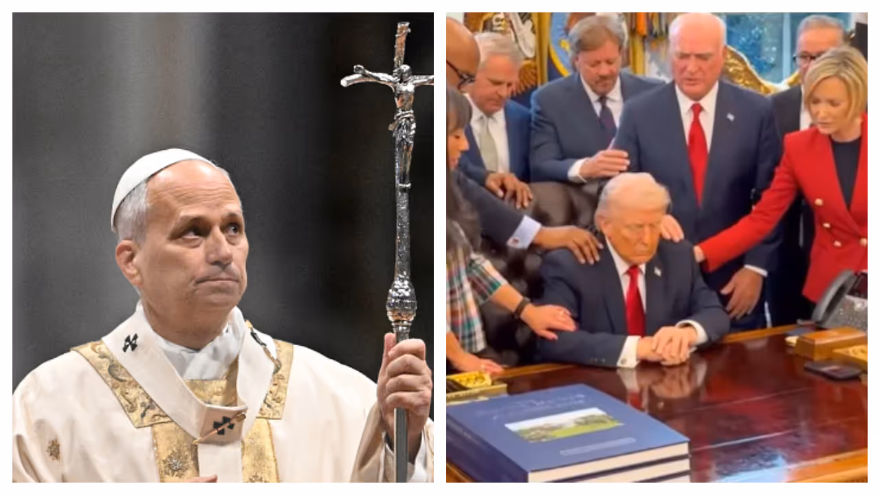Pope Leo XIV and Donald Trump Pope Leo XIV and Donald Trump