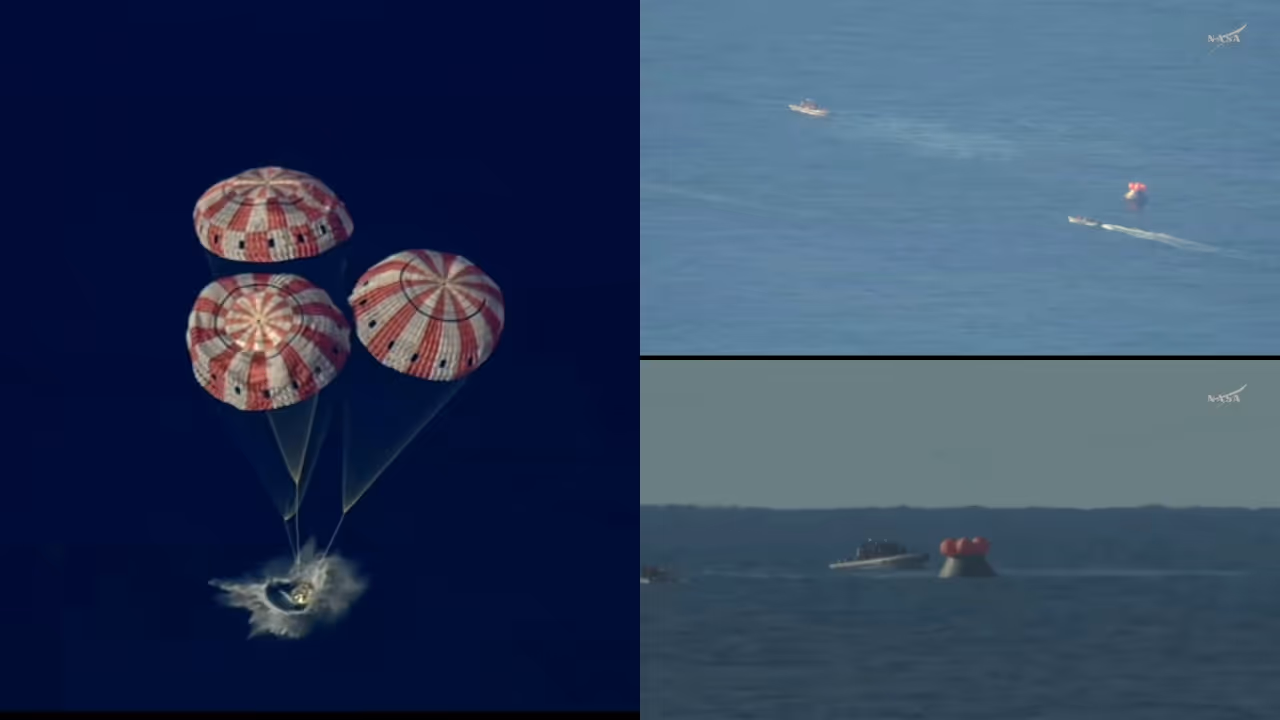 Artemis 2 Crew Makes Historic Splashdown Artemis 2 Crew Makes Historic Splashdown