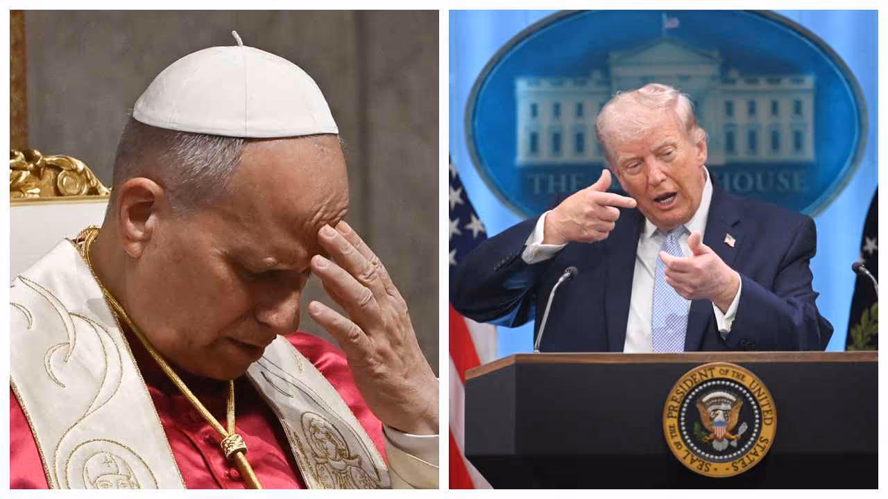 Pope Leo XIV and Donald Trump Pope Leo XIV and Donald Trump