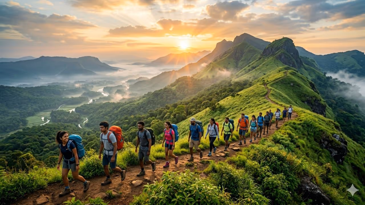 Kudremukh trekking suspended after heavy rain in Karnataka Kudremukh trekking suspended after heavy rain in Karnataka