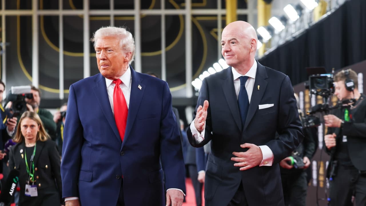 US President Donald Trump and FIFA President Gianni Infantino US President Donald Trump and FIFA President Gianni Infantino