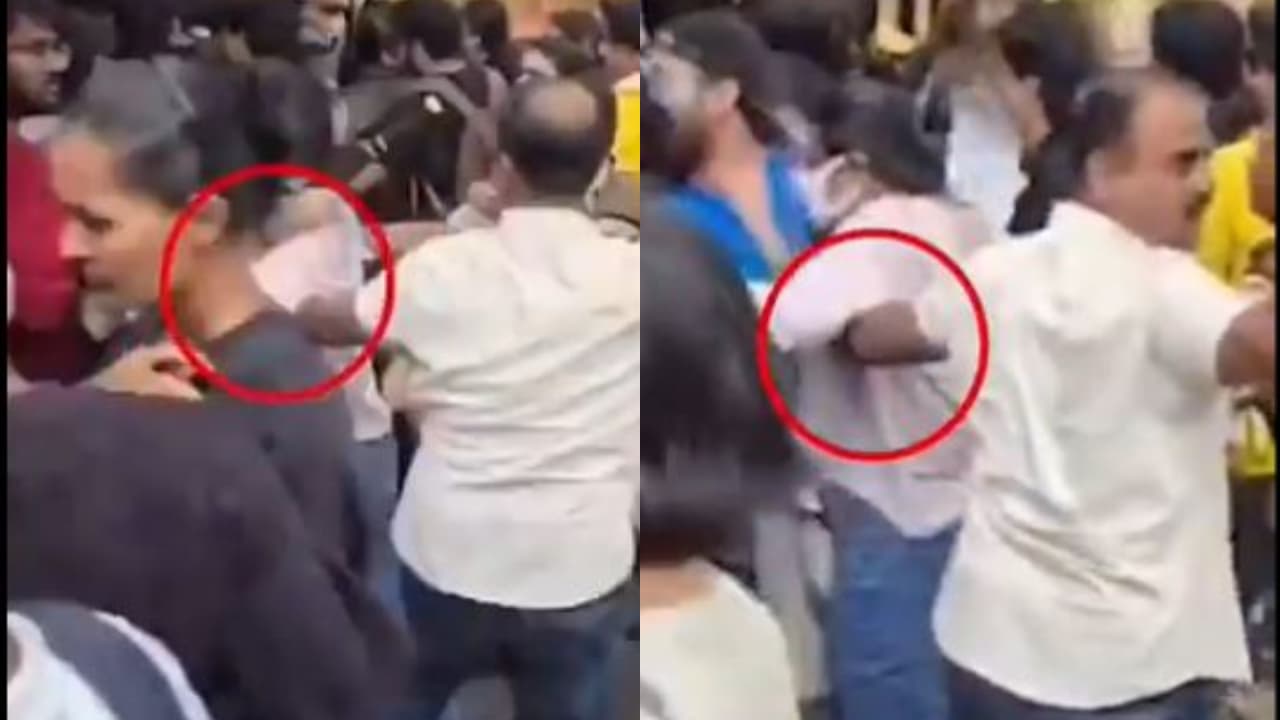 Mumbai Police Officer Under Fire for Mishandling Female Protestor Mumbai Police Officer Under Fire for Mishandling Female Protestor