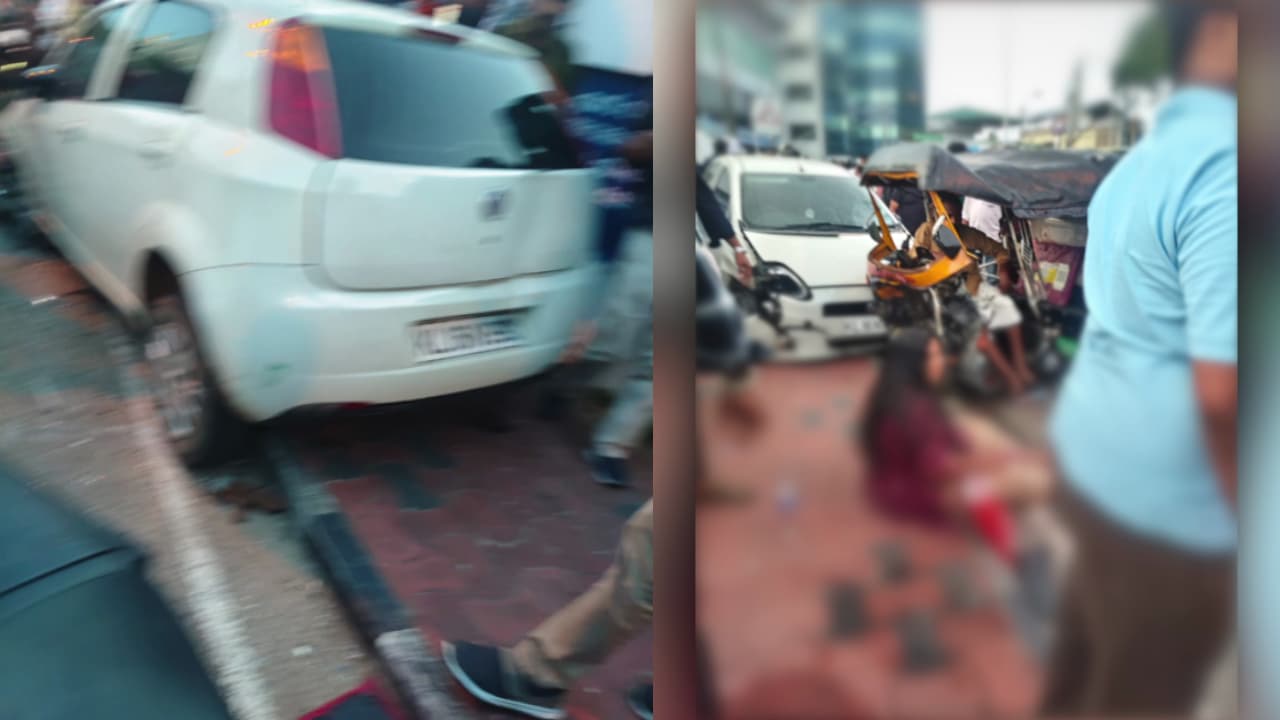 Car Crash in Thiruvananthapuram Pattoor Injures Four People Car Crash in Thiruvananthapuram Pattoor Injures Four People
