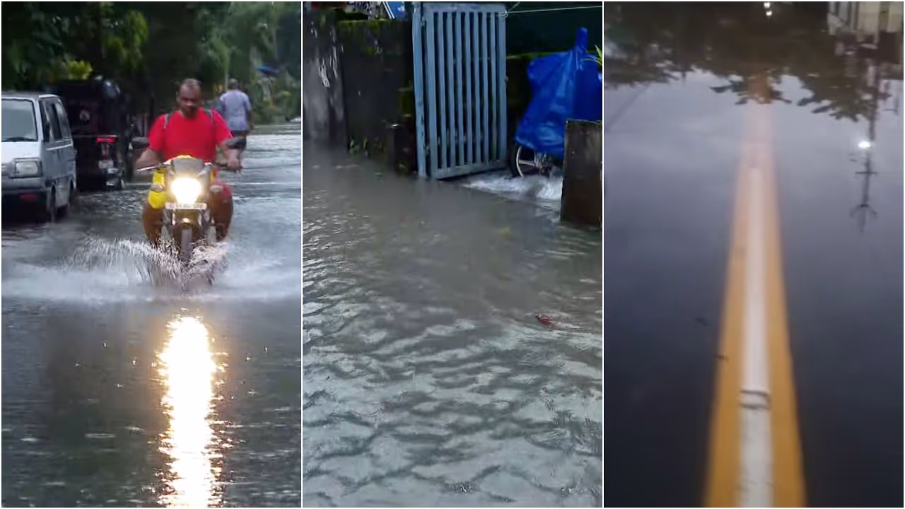 Heavy rain floods low lying areas in Kottayam district Heavy rain floods low lying areas in Kottayam district