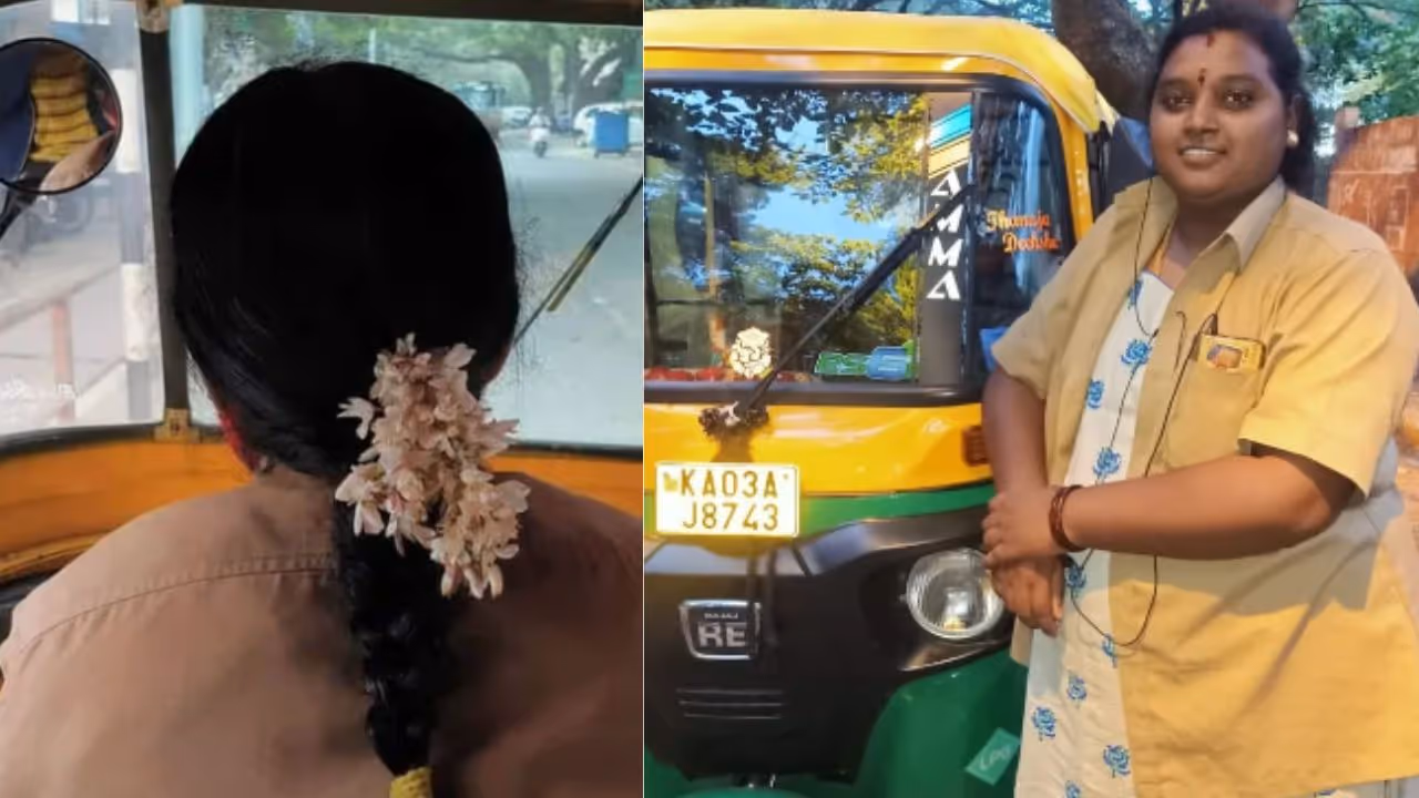 Bengaluru auto driver Jancy BV trains 50 women to drive autos for free Bengaluru auto driver Jancy BV trains 50 women to drive autos for free