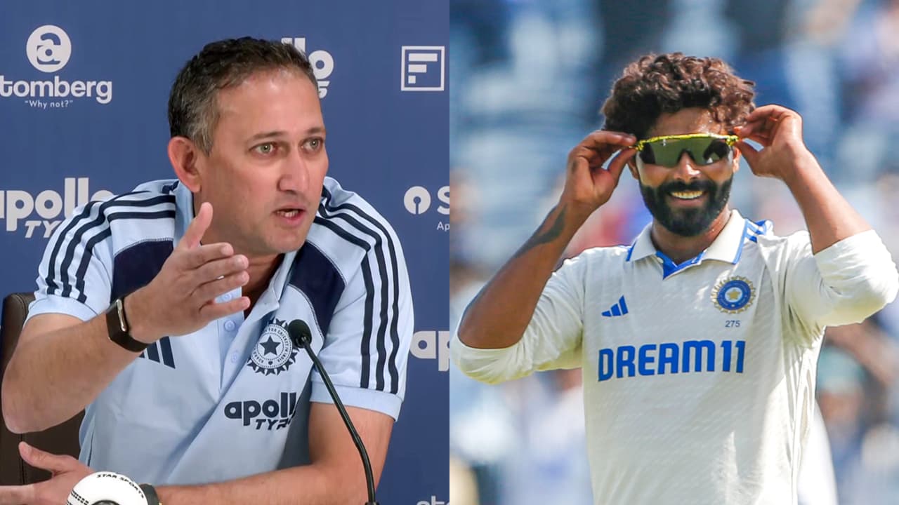 Ajit Agarkar Ravindra Jadeja Ajit Agarkar Ravindra Jadeja