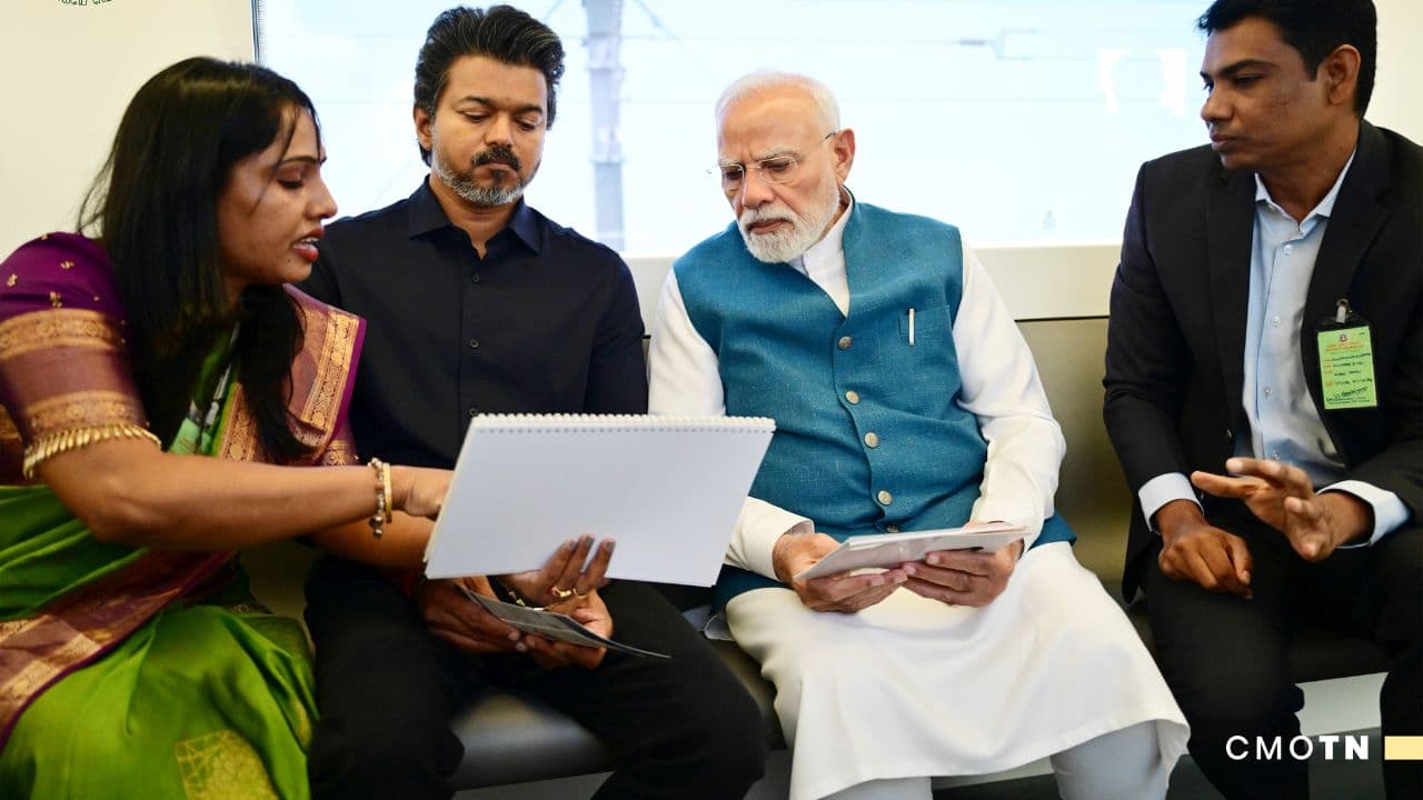 PM Modi and Vijay PM Modi and Vijay