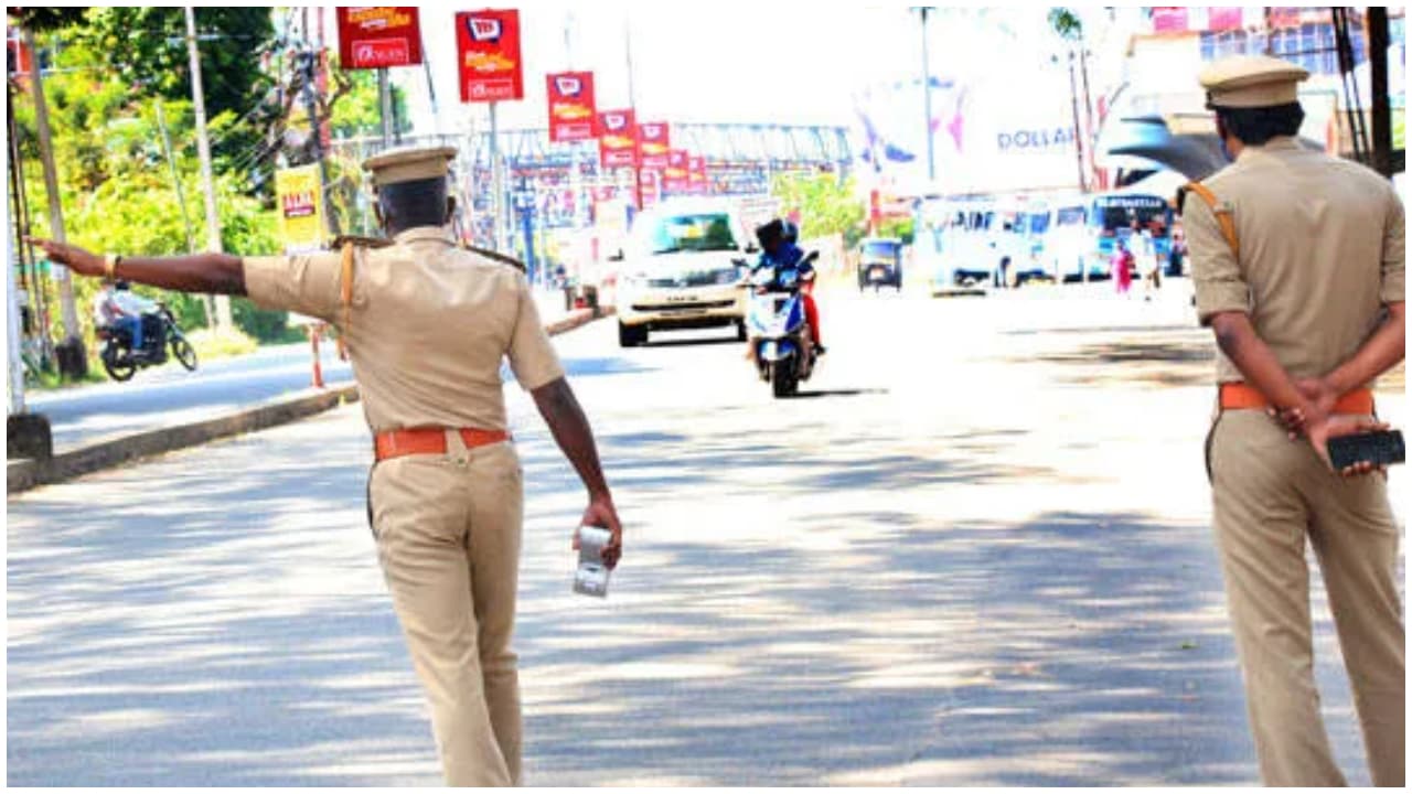 kerala police vehicle check kerala police vehicle check