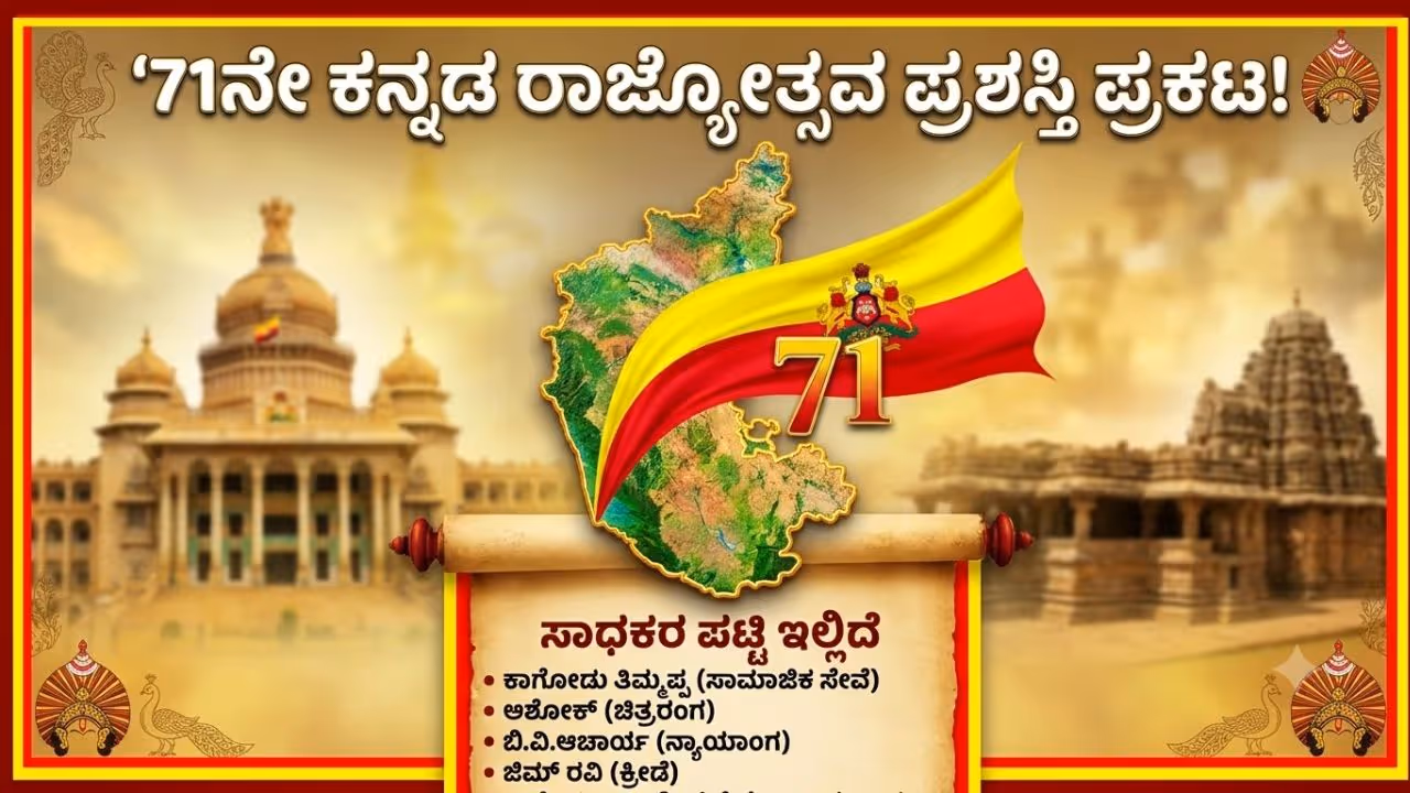 Kannada Rajyotsava award Kannada Rajyotsava award