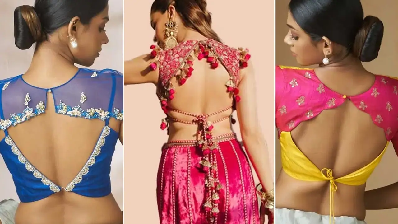 5 Back Neck Designs For Designer Blouse 
