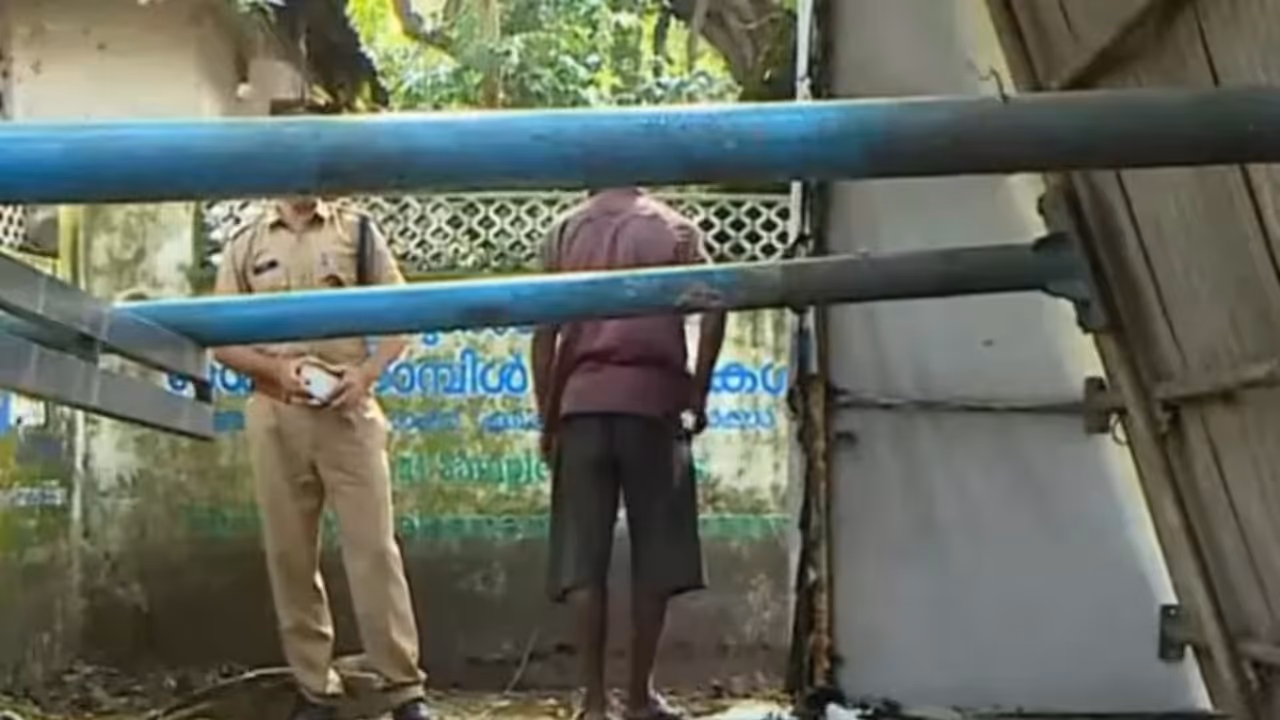 Bus waiting shed accident