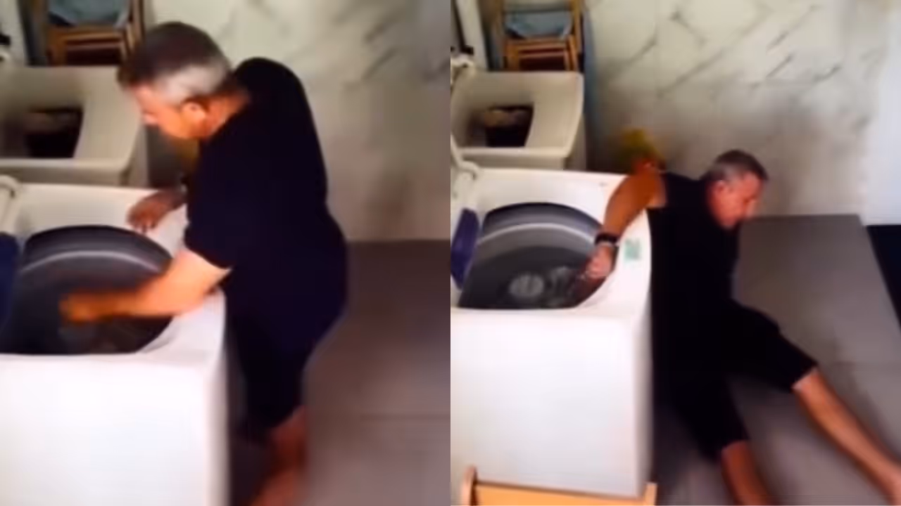Washing Machine Accident