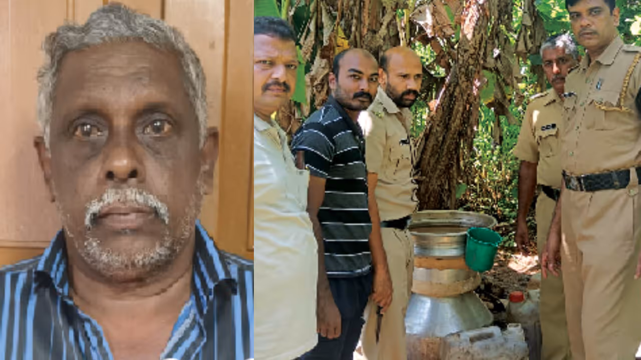 illicit liquor seized from kollam