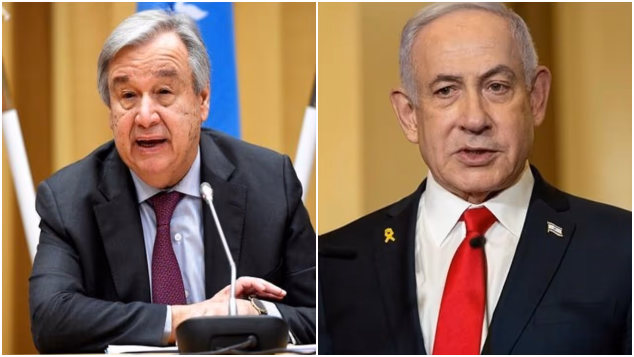 António Guterres, Netanyahu