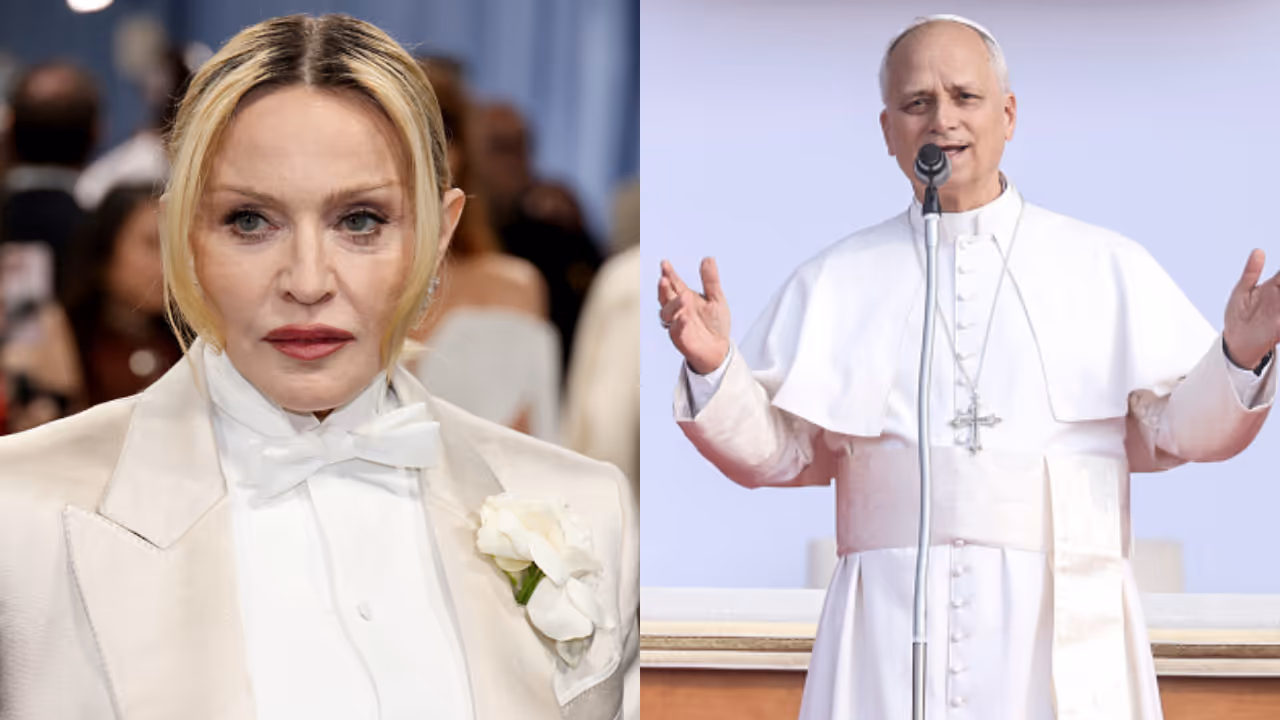 Madonna Pope Leo Madonna Pope Leo