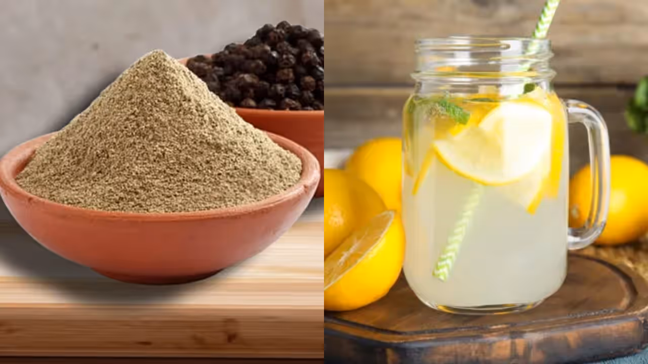 lemon juice with black pepper