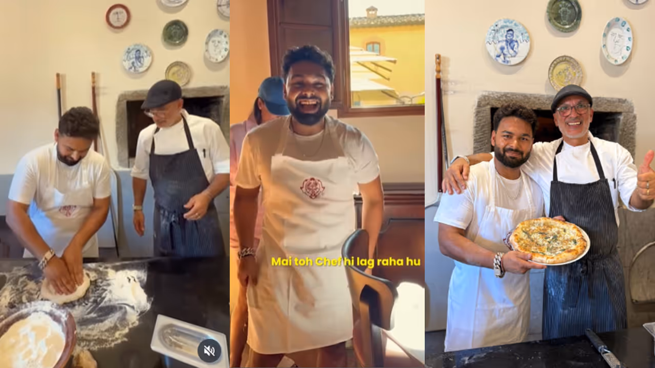 Rishabh Pant Making Pizza Video Rishabh Pant Making Pizza Video