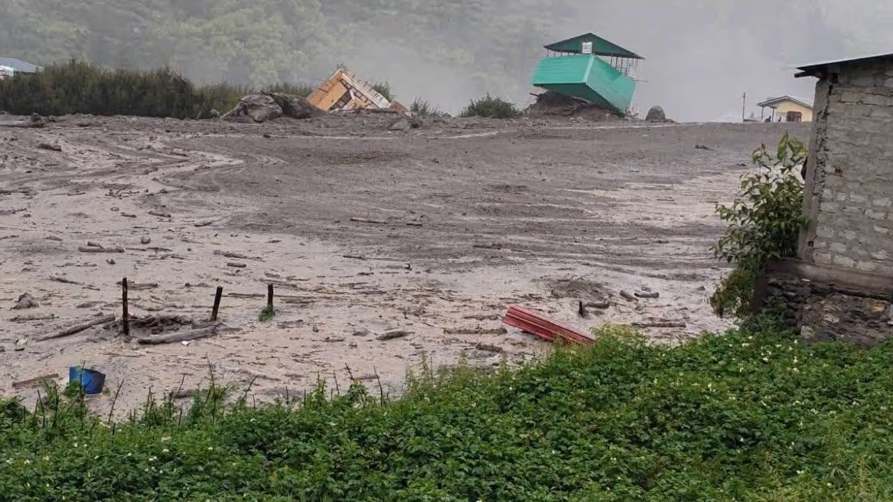 Dharali flash flood Dharali flash flood