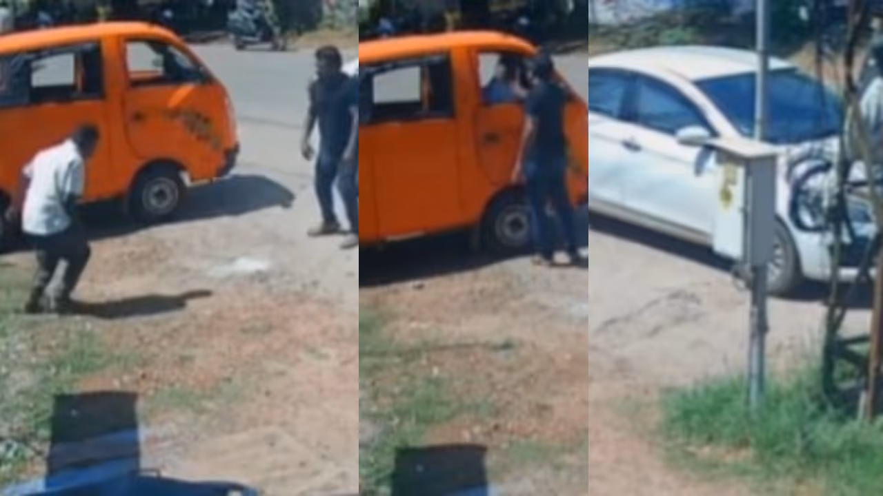 Auto driver attacked