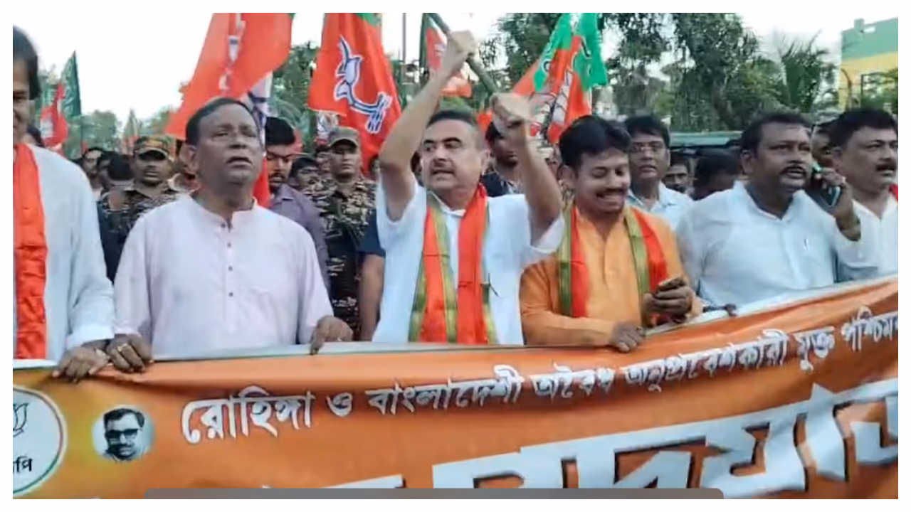 TMC raised money by selling SSC questions alleges Suvendu Adhikari TMC raised money by selling SSC questions alleges Suvendu Adhikari