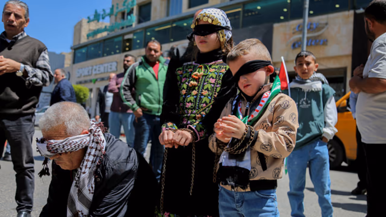 palestine security prisoners protest 
