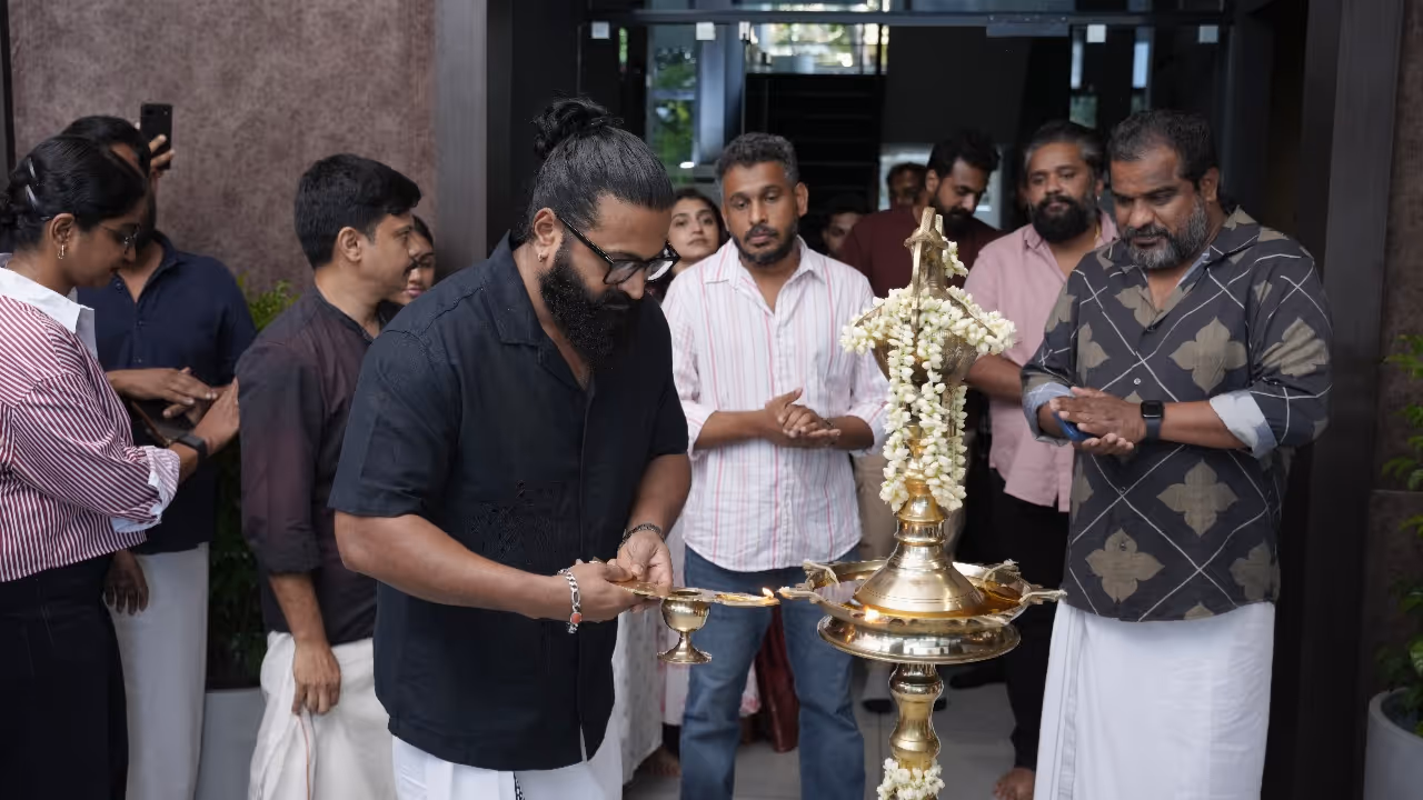 rishab shetty chief guest in Color Planet Studios anniversary rishab shetty chief guest in Color Planet Studios anniversary