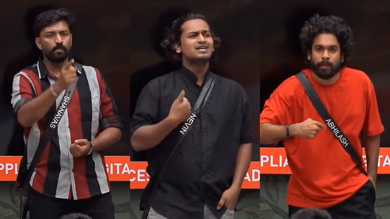 shanavas against nevin in bigg boss malayalam season 7 abhilash defends nevin