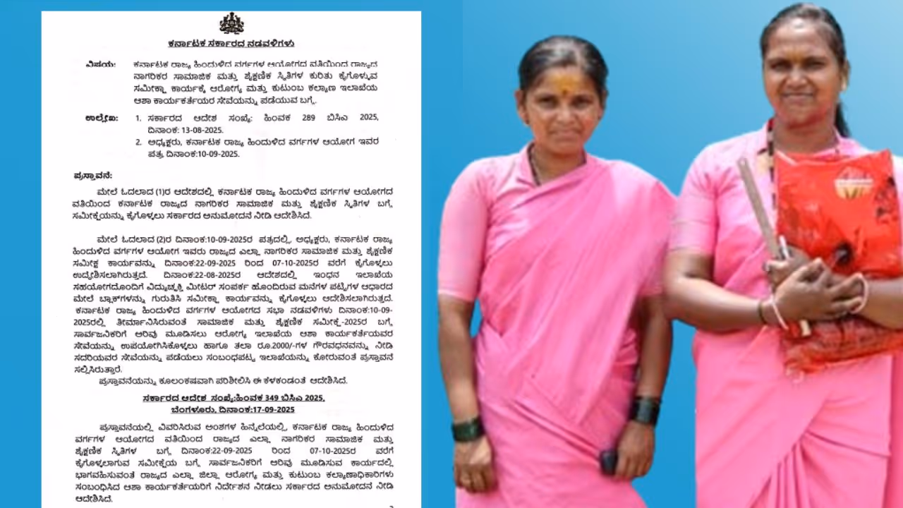 Karnataka Asha Workers honorarium