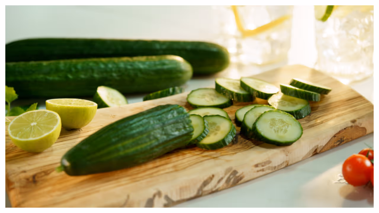 cucumber cutting cucumber cutting