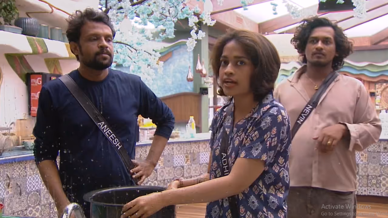 aneesh and adhila bigg boss aneesh and adhila bigg boss