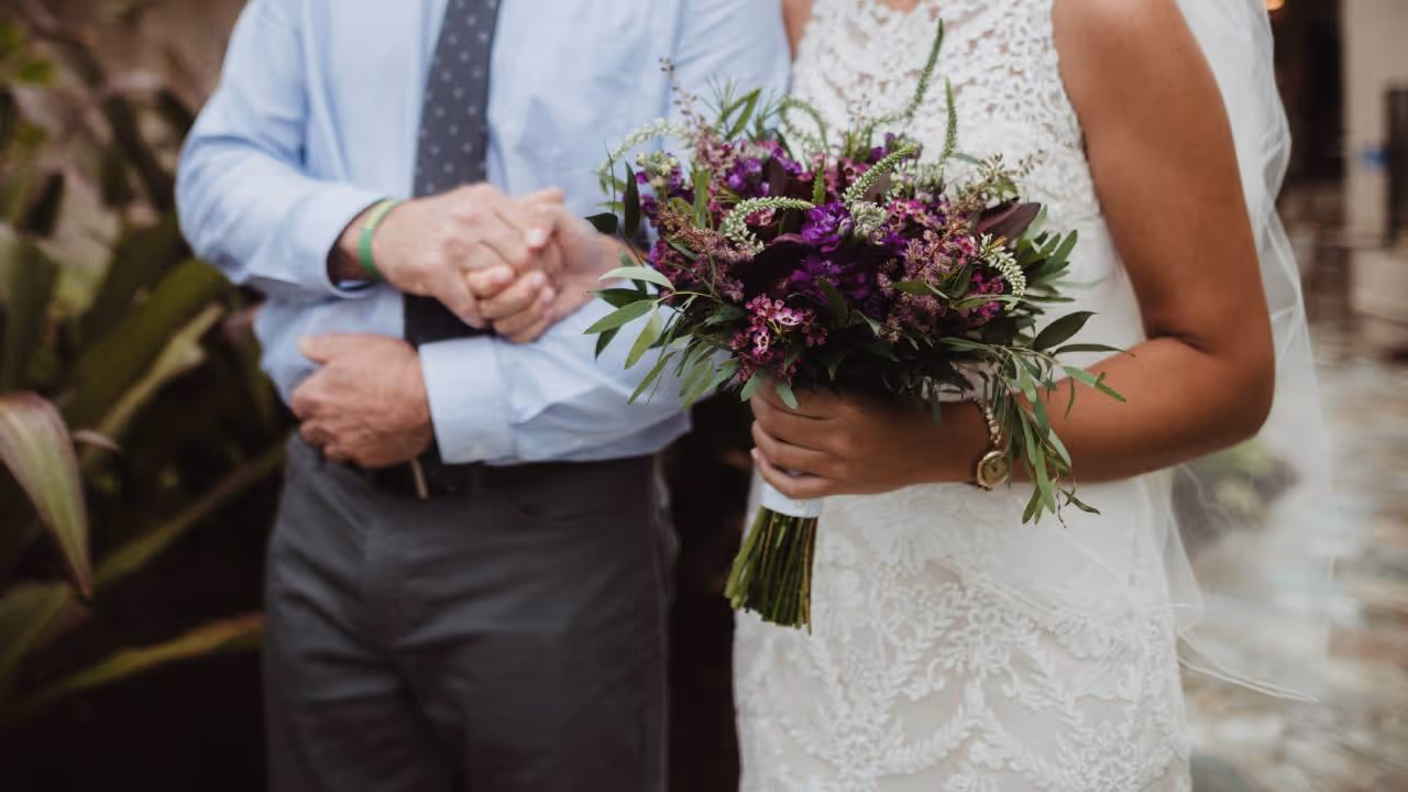bride and father bride and father