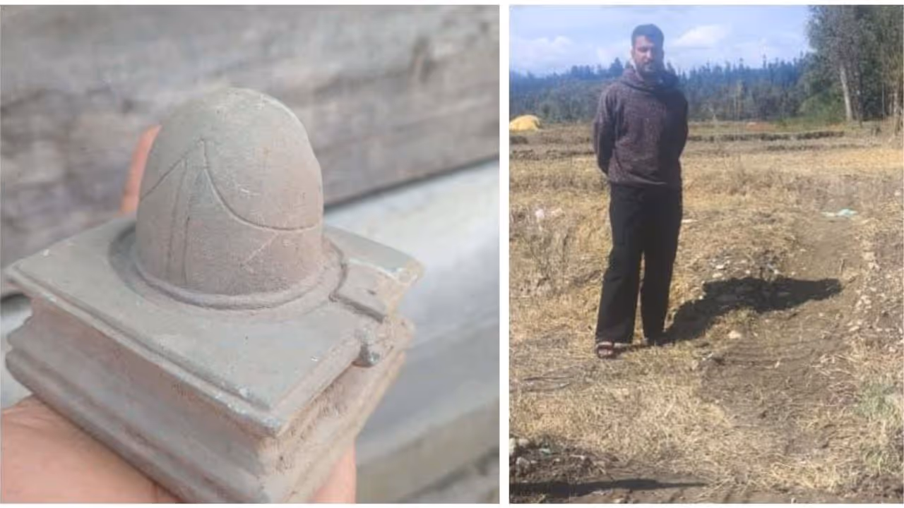 Jammu Kashmir Shivalinga Found Jammu Kashmir Shivalinga Found