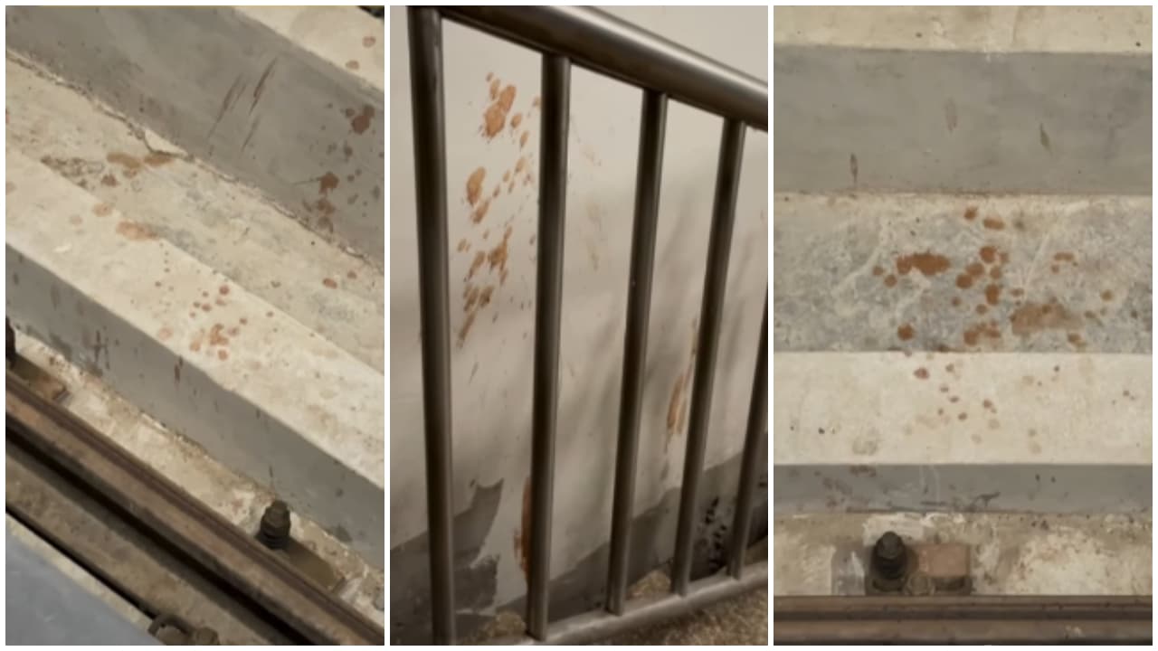  Patna Metro gutka stains