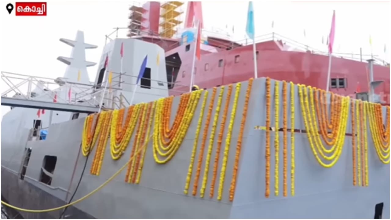  Cochin Shipyard ship launch
