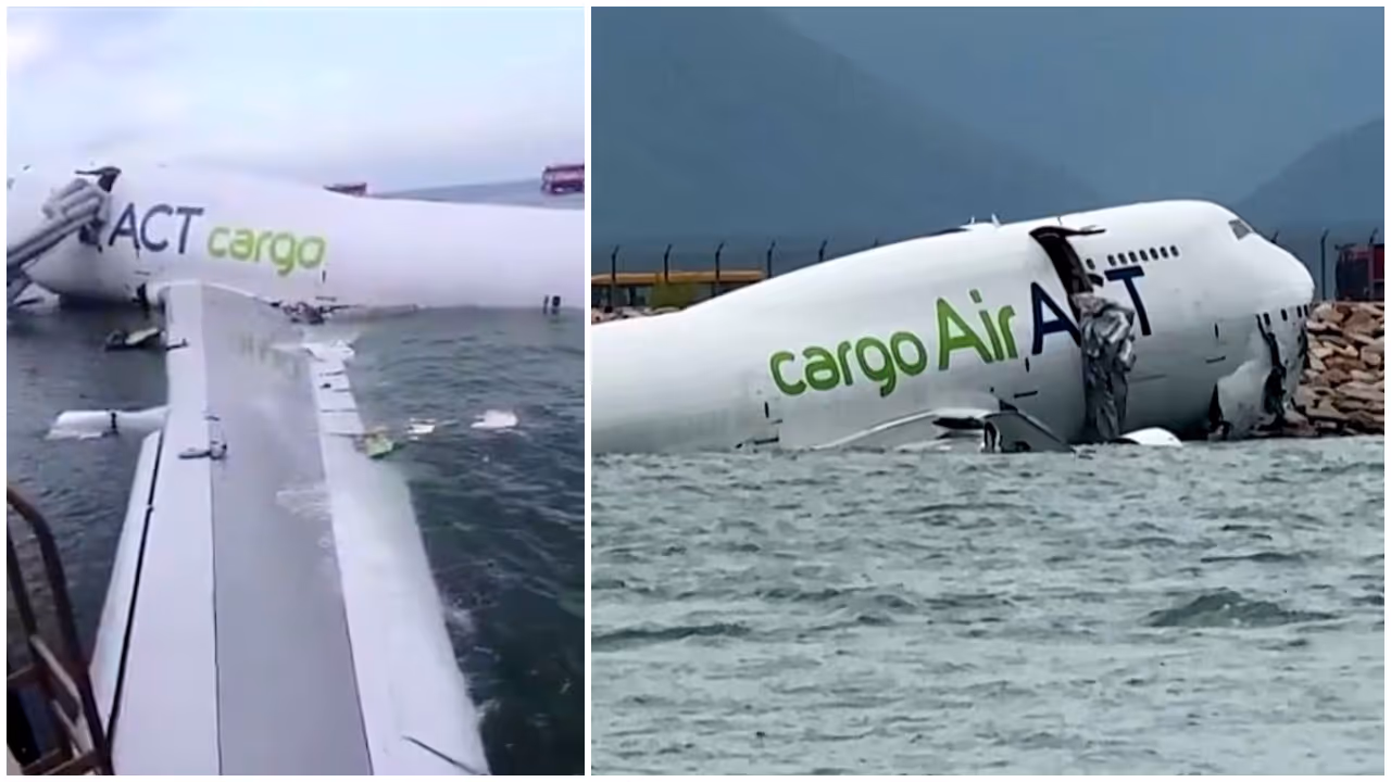 Hong Kong cargo plane crash Hong Kong cargo plane crash