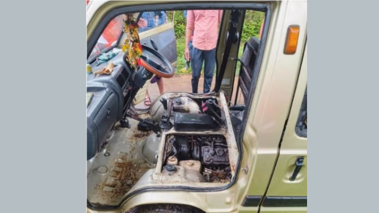 Omni van fire Omni van fire