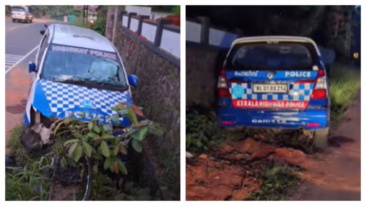 highway police vehicle accident highway police vehicle accident