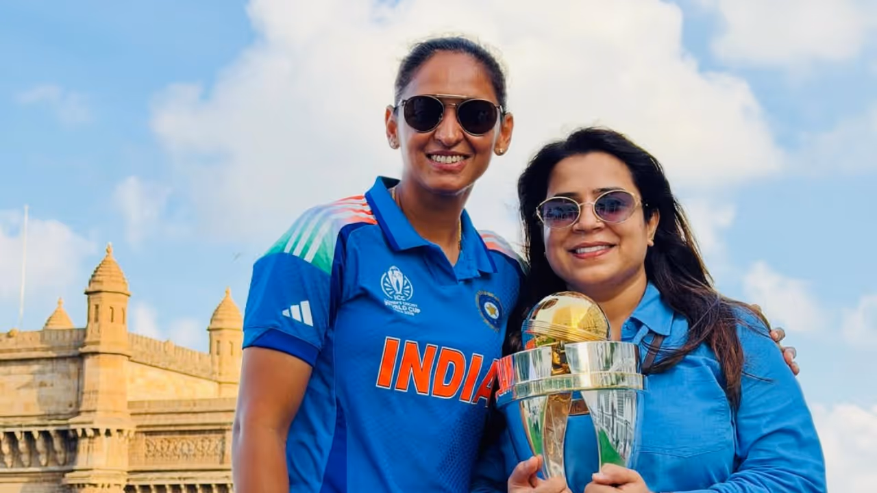 Harmanpreet Kaur and Nupur Kashyap