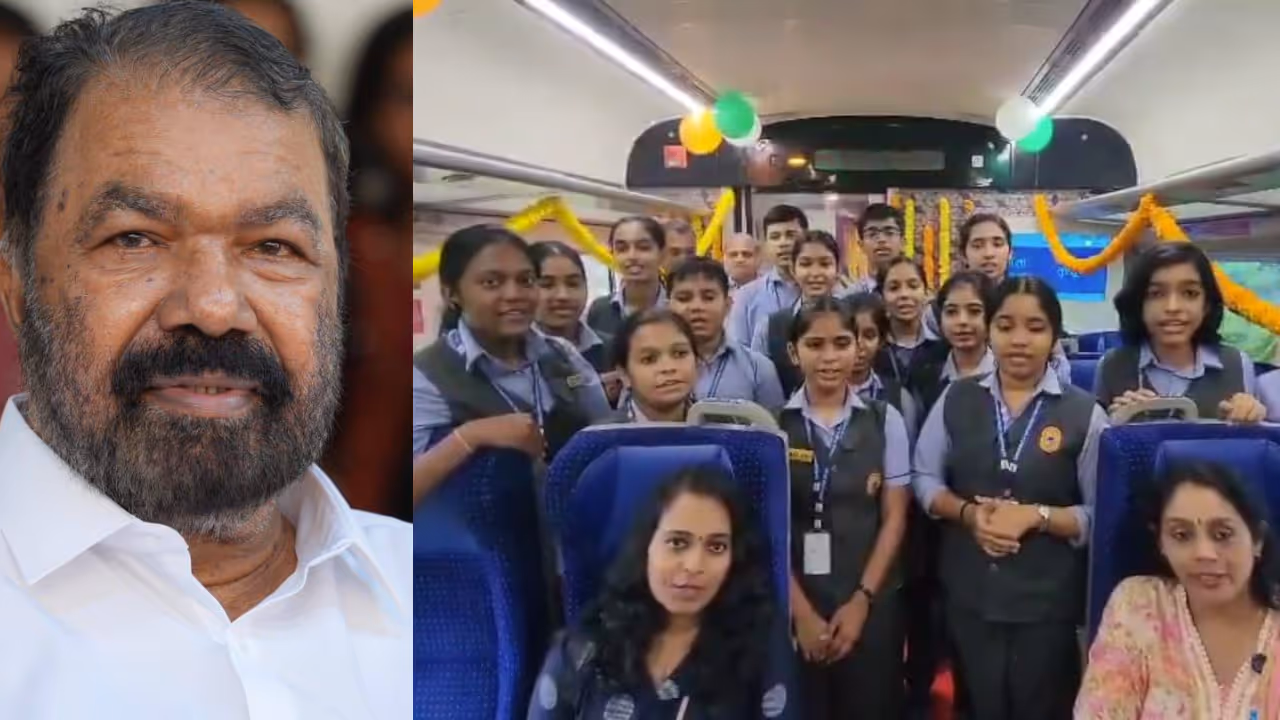 V Sivankutty vande bharath express song controversy