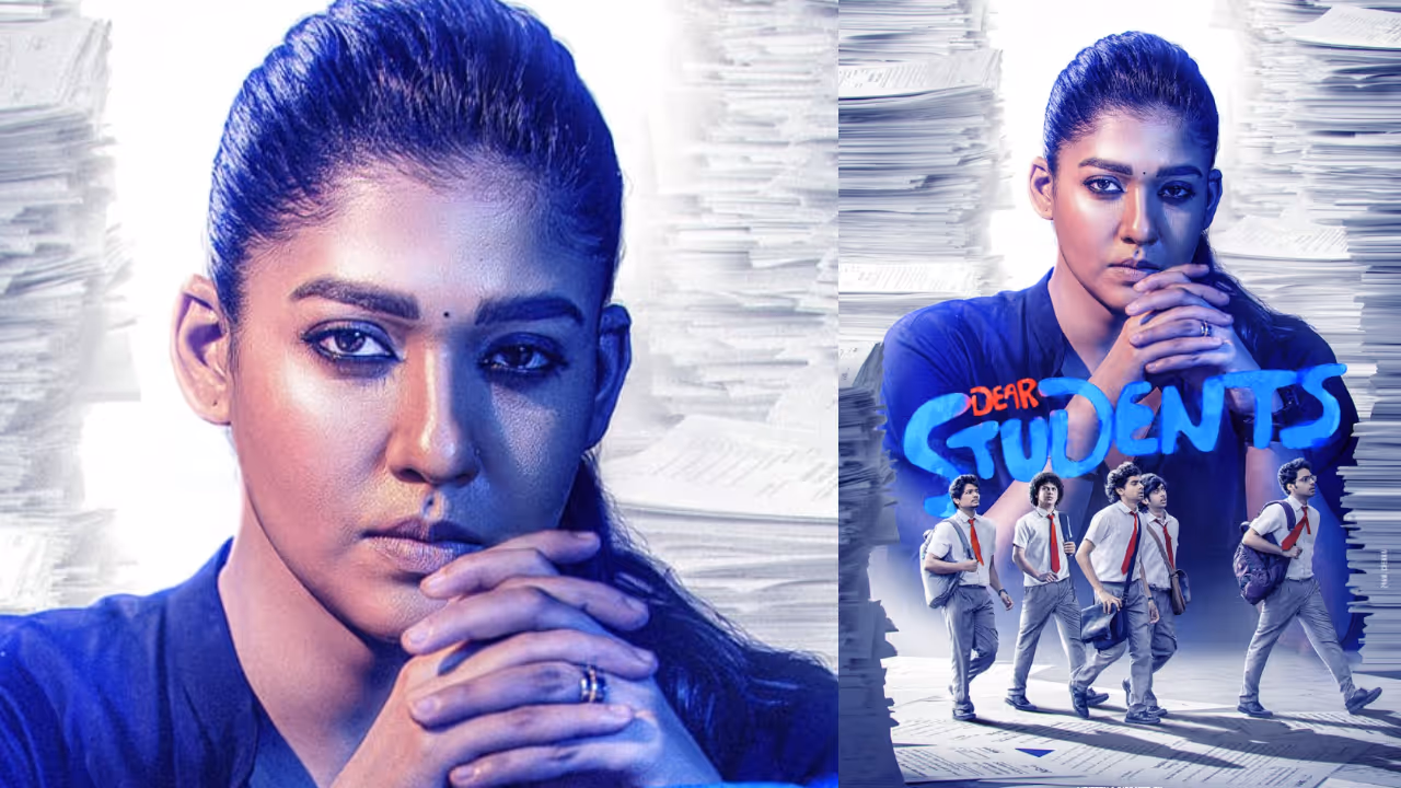 dear students new poster on nayanthara birthday dear students new poster on nayanthara birthday