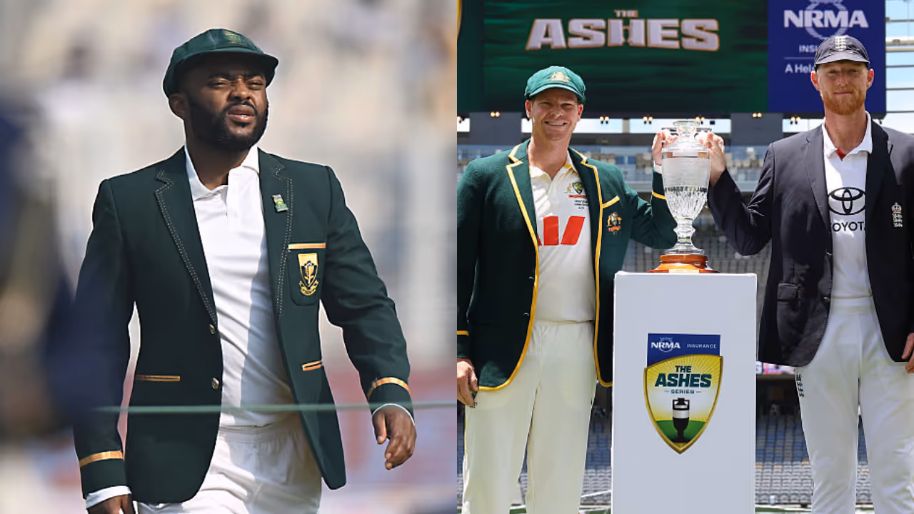 Temba Bavuma, Steve Smith, and Ben Stokes Temba Bavuma, Steve Smith, and Ben Stokes