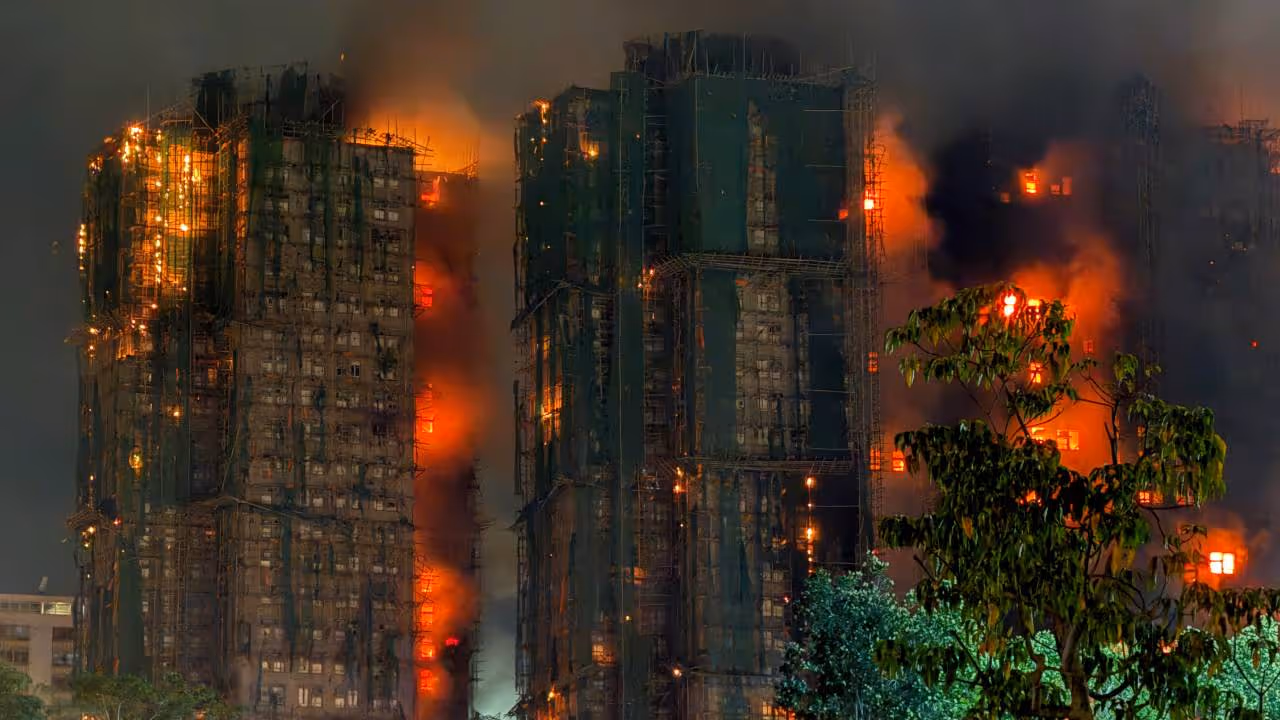 Hong Kong fire Hong Kong fire