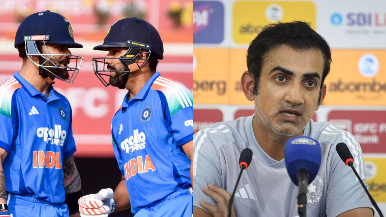 Virat Kohli, Rohit Sharma, and Gautam Gambhir