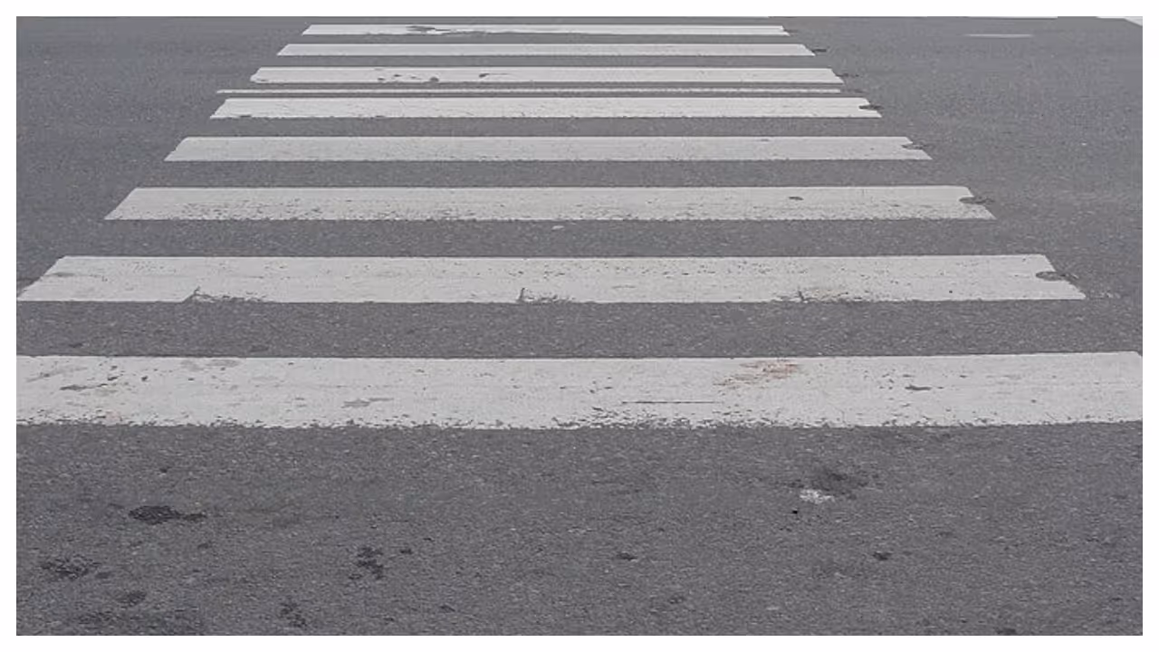 student hit on zebra crossing